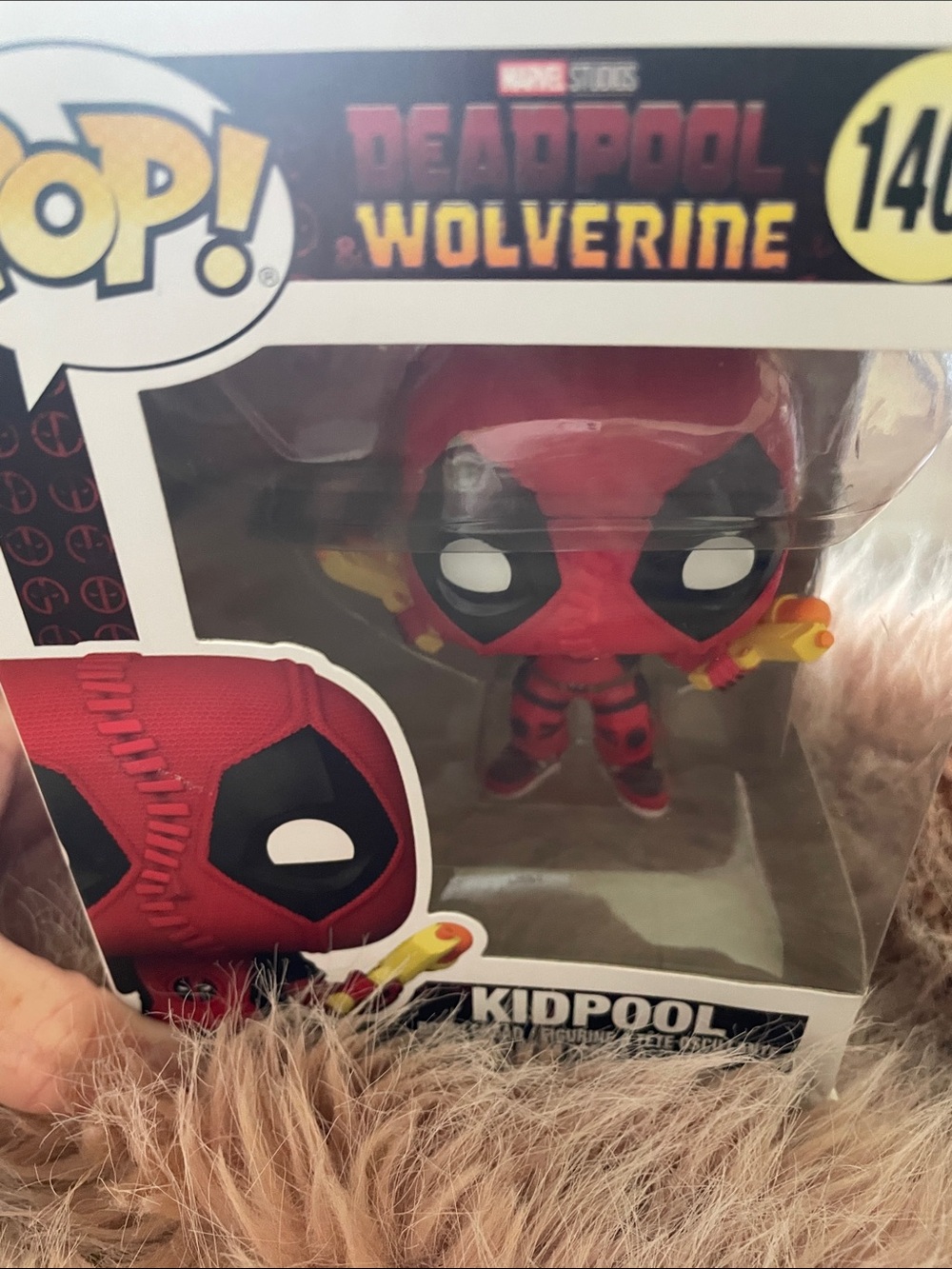 Funko Pop! Kidpool Vinyl Figure - Red, Black, Yellow Accents